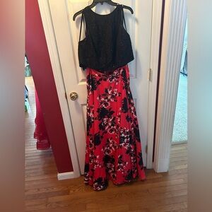 Size 14/15 2 piece prom dress